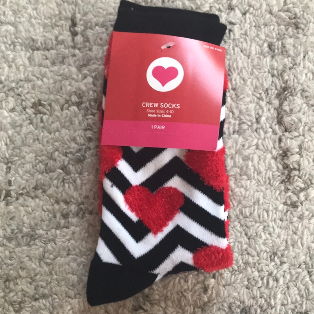 NWT Valentines Day Socks